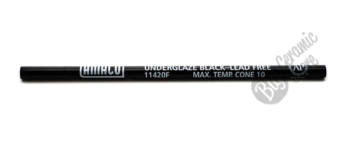 bigceramicstore-com,Amaco Black Underglaze Decorating Pencil,Amaco,Glazes - Underglazes