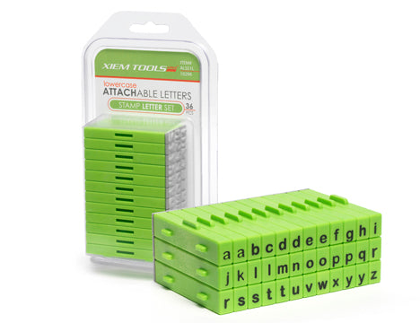 Xiem Attachable Letter Stamp Set Lowercase image 1